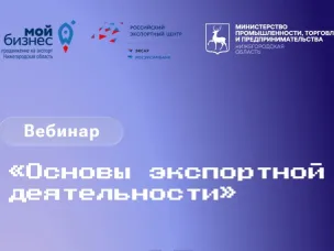 Нижегородские предприниматели приглашаются к участию в вебинаре «Основы экспортной деятельности»
